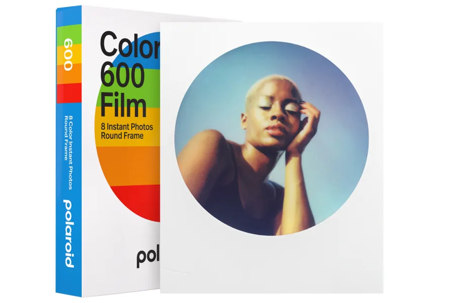 Wkład kolorowy Polaroid Color Film Round Frame do aparatu serii 600 8 sztuk